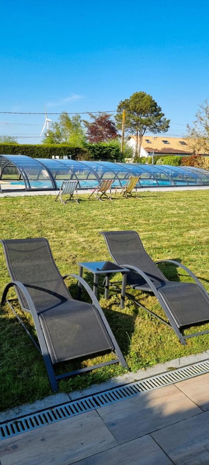 Ty Grain De Sel : Logement Privatif Avec Piscine, Jardin Et Patio Chauve Exterior photo
